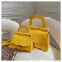 New Style Handbag Candy Color Fashion Small Envelope Bag Fresh Sweet PU Woman's Branded Bag