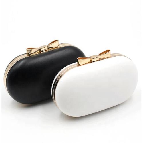 Wholesale ladies elegant shoulder bag crossbody party purse fashion pu evening bag leather clutch bag for woman