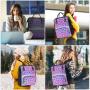 LOVEVOOK 2022 new 15.6inch laptop backpacks fashion business work luminous geometric school bags women travel backpack with USB