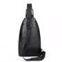 KBW664 New Fashion Men Business Chest Bags PU Leather Casual Crossbody High Quality Chest Shoulder Bag Outdoor Travel Sling Bags