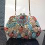 Fashion Luxury 2024 Customize Flower Crystal Evening Box Bags For Women High Quality Jewelry Wedding Ladies Clutch Bag