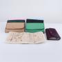Keymay RTS Fast Shipping High Quality Multicolor Large Capacity Nylon Jewelry Roll Bag Travel Jewelry Bag Foldable Jewelry Pouch