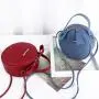 Hot Sale Litchi Pattern Small Round Bag Ladies Handbags 2023 PU Leather Small Shoulder Crossbody Bag Wholesale Factory