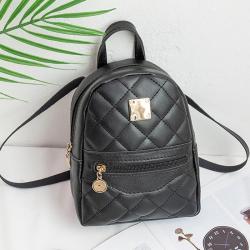 2024 New Fashion PU Leather Ladies Back Pack GIfts Printed Backpacks for Women School Student Phone Bag