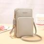 2024 New Touch screen Mobile Phone Bag Small Mini Single Shoulder Crossbody Bag Zipper Wallet Fashion Mobile Phone Messenger Bag