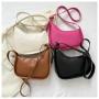 HR524 Ladies Underarm Bags PU Shoulder Armpit Handheld Underarm Bag for Girls Fashion Designers Clear Irregular Crossbody Bag