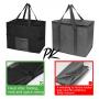 Custom Wholesale Non Woven Fabric Square Picnic Tote Grocery Thermal Shopping Bag Insulation Bag Lunch Cooler Bag With Zipper