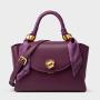 Fashion Ladies Designer Swing Bags Elegant Solid Color Golden Lock Hardware Cross Body Saddle Bag Scarf All-match Sling Purse