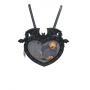 Custom cute ita bag with printing insert Gothic Dark Bat shape pin backpack Halloween Funny Pain bag
