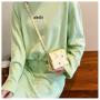 KBW377 New Headphone Women Bag Fashion Small Square Package French Cute Mini Bag Crossbody Single Shoulder Cheese Bag For Women