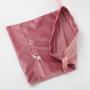Embroidery Logo Velvet Jewelry Packaging Bag Gift Drawstring Velvet Pouch High End Shoe Dust Bag