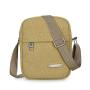 Retro men's canvas single shoulder crossbody bag, simple and trendy men's canvas bag