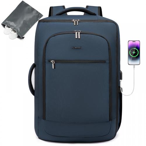 LOVEVOOK Expandable Backpack with Shoe Bag Waterproof large capacity Bag carryon luggage Airline Approved Men Travel Duffle Bags