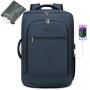 LOVEVOOK Expandable Backpack with Shoe Bag Waterproof large capacity Bag carryon luggage Airline Approved Men Travel Duffle Bags