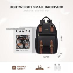 LOVEVOOK Cute Waterproof Small Backpack Fashion Mini Casual Daypack Travel College Work Daily laptop Backpack Women with usb