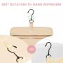 LOVEVOOK Stylish Waterproof Trip Makeup Case with Hanging Hook Cute Pink Girl Cosmetic Organizer Bag Women Travel Toiletry Bag