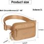 bsci manufacturer custom lu9b78s black mini 1l athletica everywhere belt bag with adjustable small waist pouch