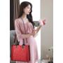 ZR643 Woman Bag Handbag Retro PU Fashion Female Portable Big High Quality Shoulder Underarm Bag Girl Versatile Tote Bag Shopping