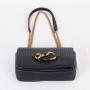 2024 Custom Logo Embroidery Vegan Leather Crossbody Bag For Women Shoulder Chain