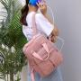 ZR790 Women Laptop Bag High Quality Business Nylon Waterproof Travel Work Bag USB Men Backpack Fashion Laptop Computer Backpack