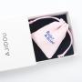 Customized Suede Jewelry Pouch Luxury Pink Suede Gift Bag Drawstring Earring Pouch Bag