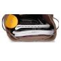 HR083 New Retro Trendy Girls' Outdoor Canvas Backpack Leisure Shoulder Crossbody Bag Fashion Buckle School Student Backpack