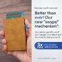 Favourite Pop Up Leather Card Holder Aluminum RFID Blocking Front Pocket Bifold Wallet Minimalist Metal Card Holder