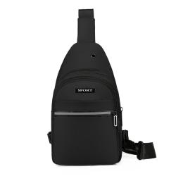 Gelory Personalized Large Capacity Pocket Waist Sling Crossbody Bag Custom Logo Outdoor Sports Oxford Chest Bag