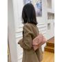 2021 New Fashion Women Thread Open Square Handbags WithTassel China Wholesale PU Ladies Shoulder Bag Chain Handbag
