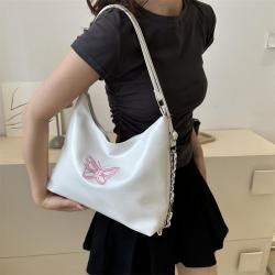 2023 Hot pu leather shoulder fur tote ladies purses and handbags bags Fashion Trends Ladies women's handbags