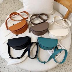 Fashion Girl Shoulder Messenger Bag Waterproof Pu Leather Personality Shoulder Bag Vintage Leather Shoulder Bag Ladies