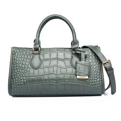 Crocodile Pattern Women Fashion Handbags Green PU Wholesale Women Handbags Pillow Shaped Designer Handbag Wholesale
