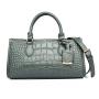 Crocodile Pattern Women Fashion Handbags Green PU Wholesale Women Handbags Pillow Shaped Designer Handbag Wholesale