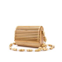 Lovevook 2022 Summer Purses Bamboo Basket Bag for Ladies Beach Travel Shoulder Handbags High Quality Women's Messenger Bags