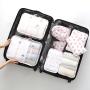 Custom Logo 8 Pcs/set Luggage Storage Bag Travel Clothes Bags Packing Cubes Travel Luggage Sets For Women Men