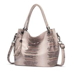 REALER 2023 PU Snake Pattern Leather Hobo Bags Womens Shoulder Bags  Ladies Totes Hand bags Women Hobos handbags