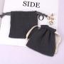 High Quality Gauze Cotton Fabric Gift Soap Packaging Bag Soft Cotton Gift Drawstring Dust Pouch