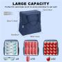 Gelory Reusable Cooler Tote Lunch Bag Easy Clean for Work Picnic Travel Keep Food Fresh Lunch Bag Box