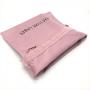 Custom Logo Printed Pink Satin Dust Shopping Bag Drawstring Underwear Clothes Packaging Dust Promotion Bag