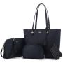 LOVEVOOK 2022 factory wholesale 4pcs ladies handbag sets elegent crossbody bag with wallet card holder women purses and handbags