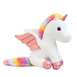 The mascot dolls gift spot rainbow sky Unicorn animal plush toy doll