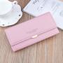 2024 new design ladies pu leather wallet wholesale fashion women trendy coin leather women's wallet