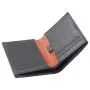 Custom mens slim wallet genuine leather bifold wallet rfid blocking wallet for men