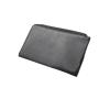 Black zip clutch bag for women cow leather zipper clutch bag card holder wallet