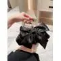 New Elegant women party clutch bags dinner dress champagne handbag evening wedding silk satin bowknot handbags for women