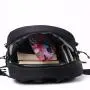 CHANGRONG Custom black school student backpack travel