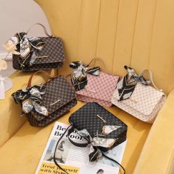 Simple classic small square bag 2024 ladies crossbody bags cheap wholesale printing handbag women's shoulder bag