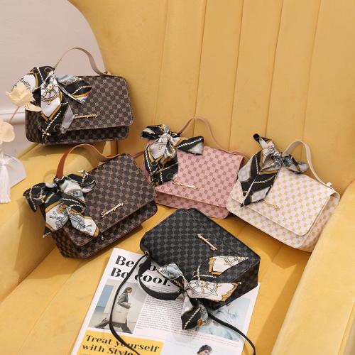 Simple classic small square bag 2024 ladies crossbody bags cheap wholesale printing handbag women's shoulder bag