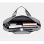 ZR902 New Unisex Briefcase Business Men's Handbag Zipper Office Work Oxford Waterproof Shoulder Laptop Bag Document Computer Bag