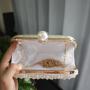 Evening Clutch Bag for Women Pearl Clutch Purse Handbag Wedding Party Bridal Banquet Bag Ladies Purse Evening Bags